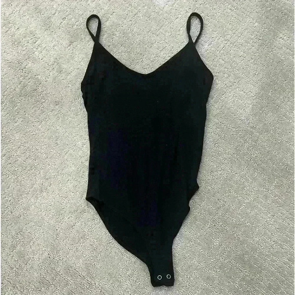 Forever 21 Tops - Forever 21 bodysuit, medium, new without tags, black, never worn.